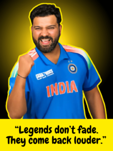 “Legends don’t fade. They come back louder.”
